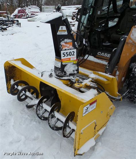 erskine skid steer snowblower|used erskine snowblower for sale.